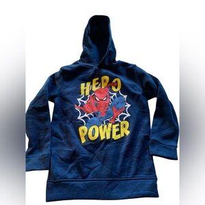 Marvel Spider-Man NWOT HeroPower Blue Hoodie, Size 6